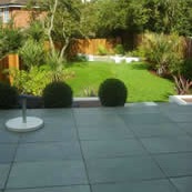 Raised Patio Area